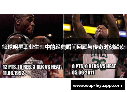 篮球明星职业生涯中的经典瞬间回顾与传奇时刻解读