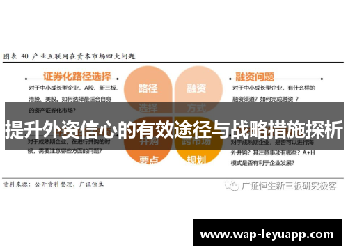 提升外资信心的有效途径与战略措施探析 提升外资信心的有效途径与战略措施探析